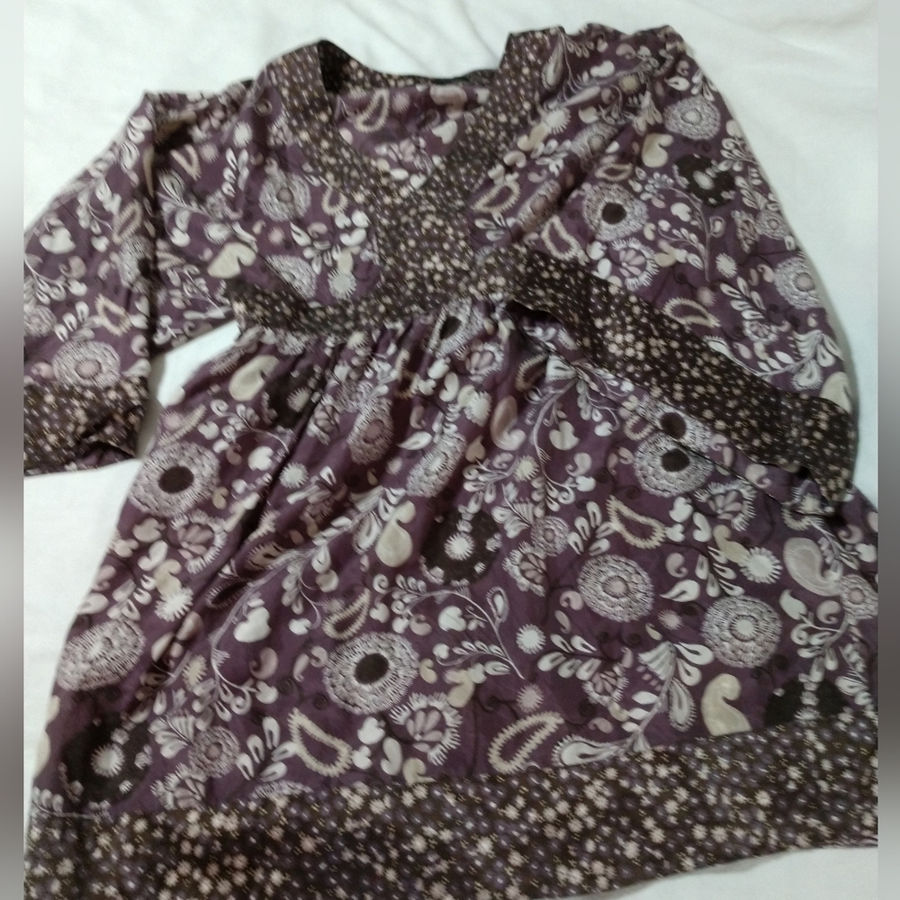 Express Design Studio 100% Silk Tunic
